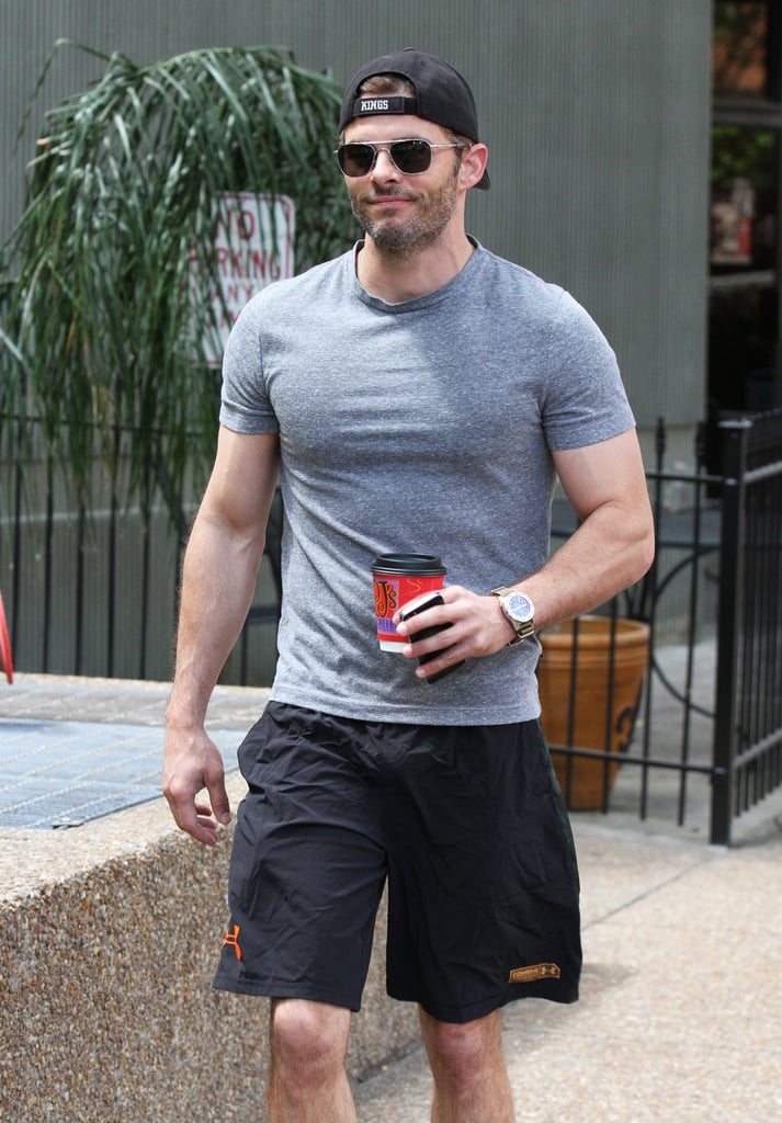 James Marsden looked primed for the gym during his coffee run in New Orleans on Friday.