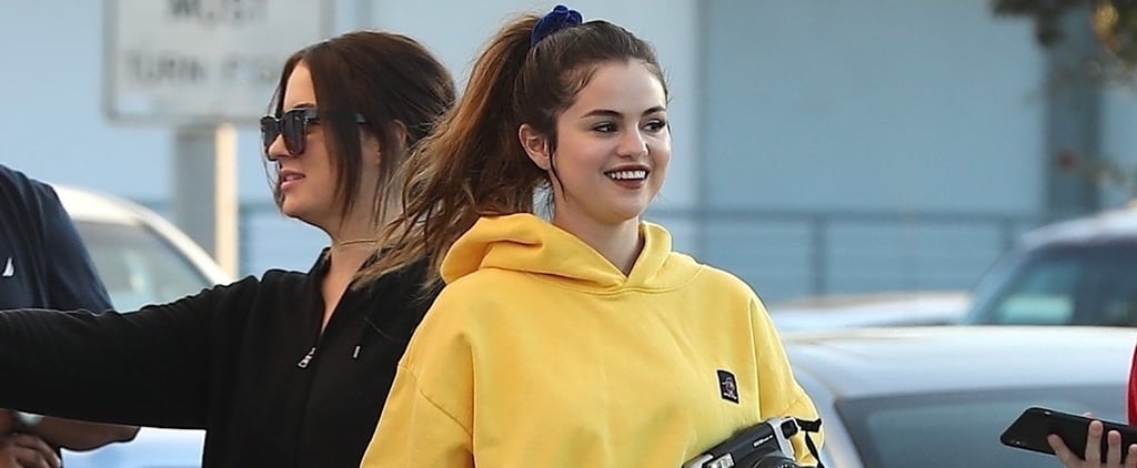 Selena Gomez's Version of Athleisure Includes Ruffled Biker Shorts — Sign. Me. Up.
