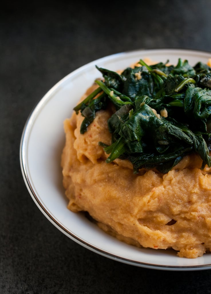 Chipotle Mashed Potatoes With Greens