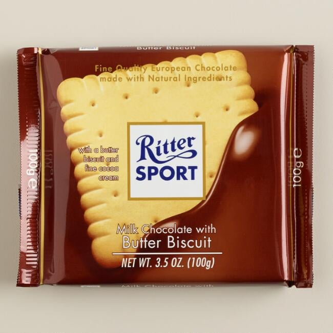 Ritter Sport Milk Chocolate With Butter Biscuit