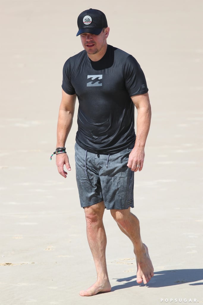 Chris Hemsworth and Matt Damon Australia Pictures April 2018