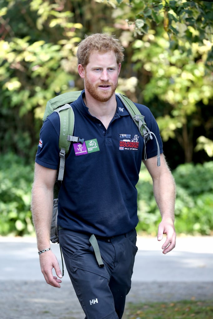 Prince Harry Walking the Wounded's Walk of Britain