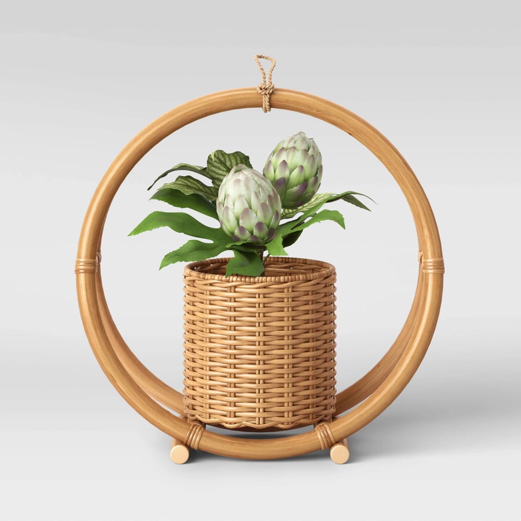 Rattan Hanging Planter Holder