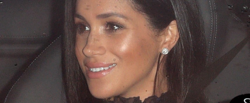 Meghan Markle Cartier Earrings Queen's Christmas Lunch 2018