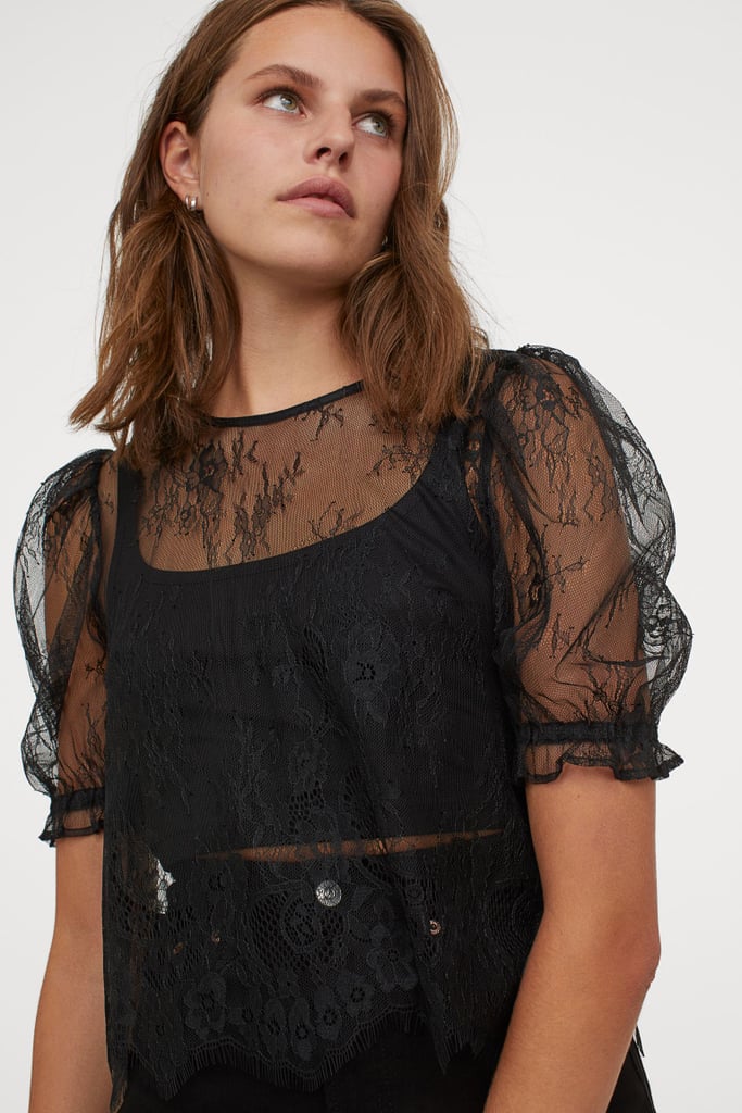 Puff-sleeved Blouse | H&M Gifts Under $10 | POPSUGAR Fashion Photo 15