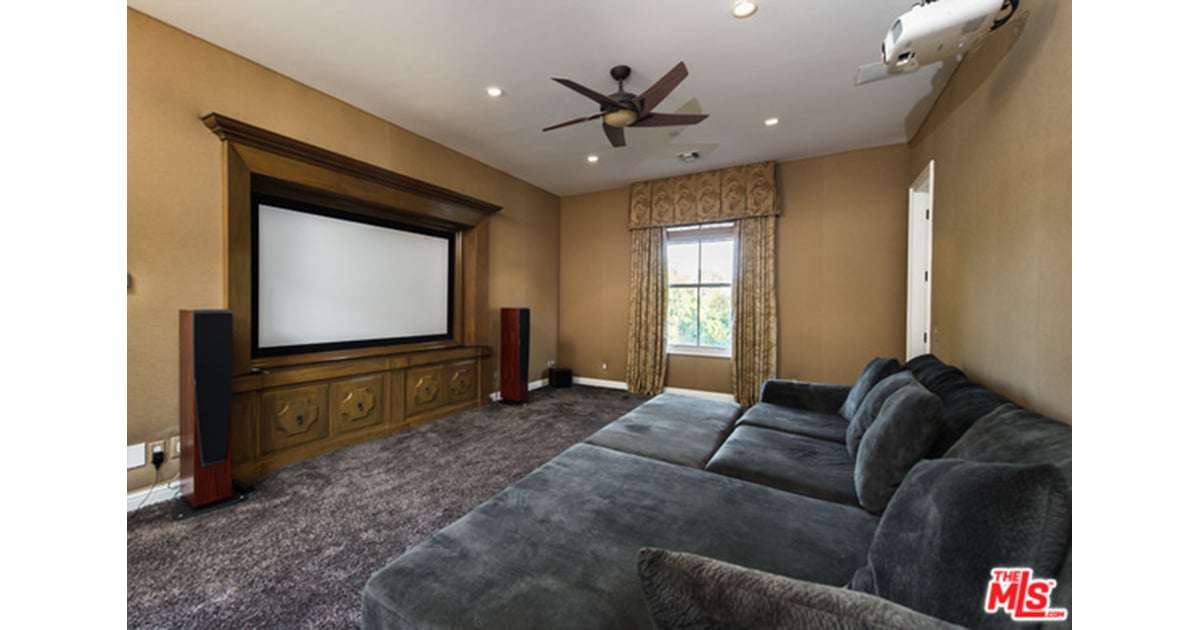 The Calabasas, CA, home contains a cozy movie theater. Selena Gomez
