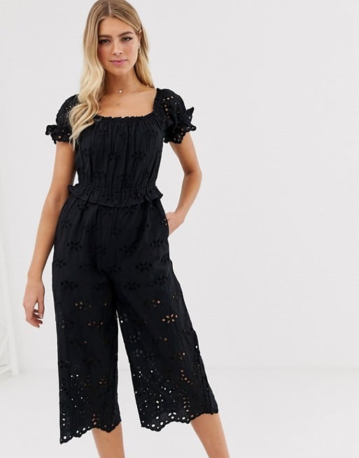 Miss Selfridge Broderie Jumpsuit