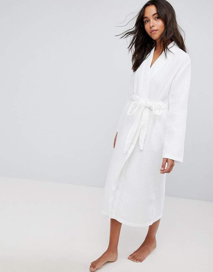 asos waffle robe