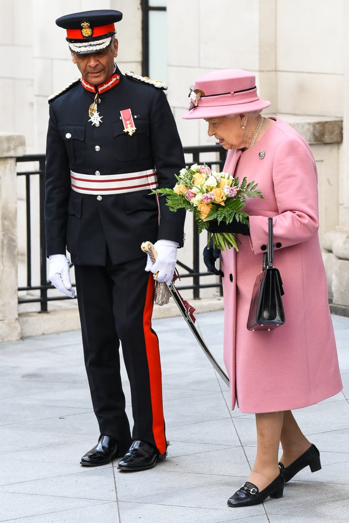 Kate Middleton and Queen Elizabeth II King College March