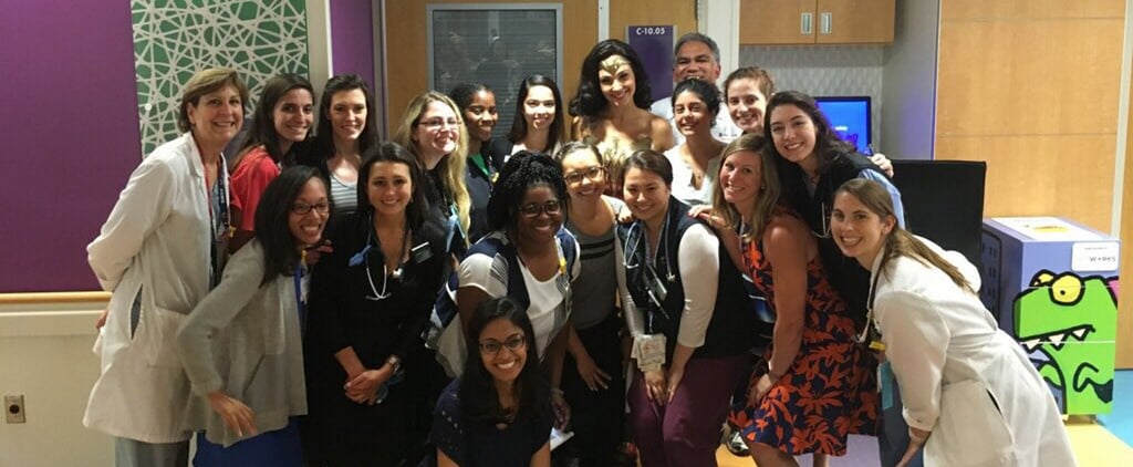 See the Sweet Photos of Gal Gadot Wearing Her Wonder Woman Costume to Visit a Children's Hospital