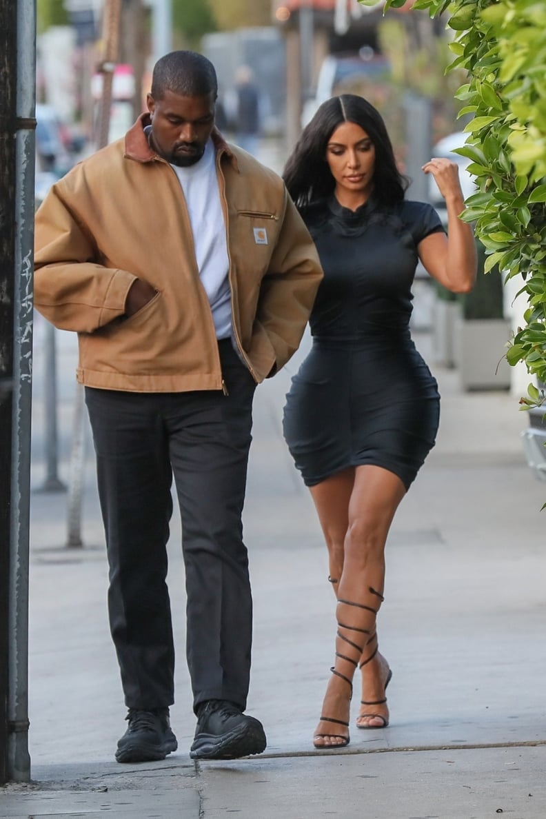 Kim Kardashian Black Minidress May 2019 POPSUGAR Fashion