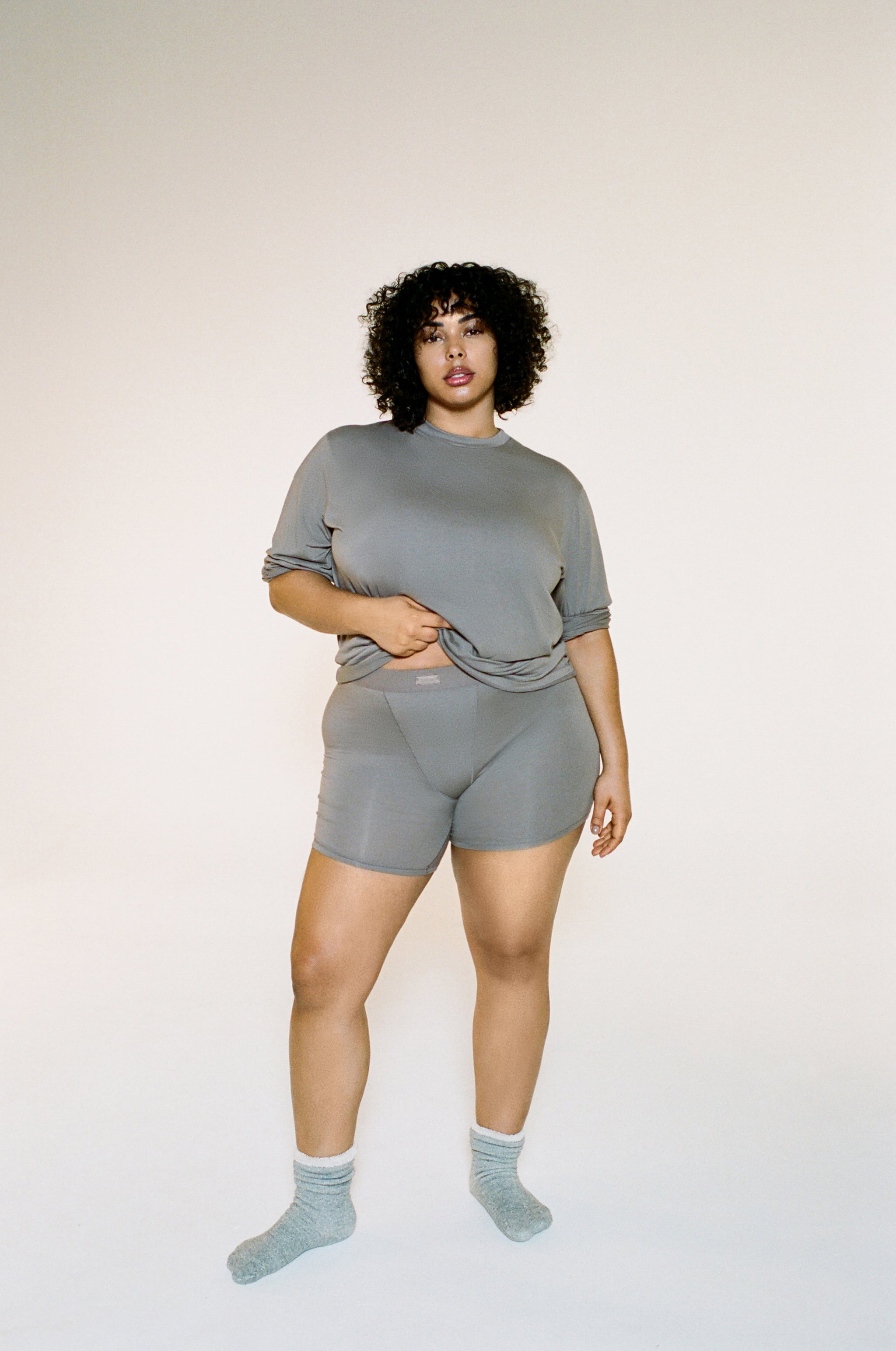 SKIMS - The Boyfriend Long Sleeve T-Shirt and Boxer in Marble — available  now in 11 colors and in sizes XXS - 4X! Shop Boyfriend loungewear: http:// skims.social/fb-boyfriend