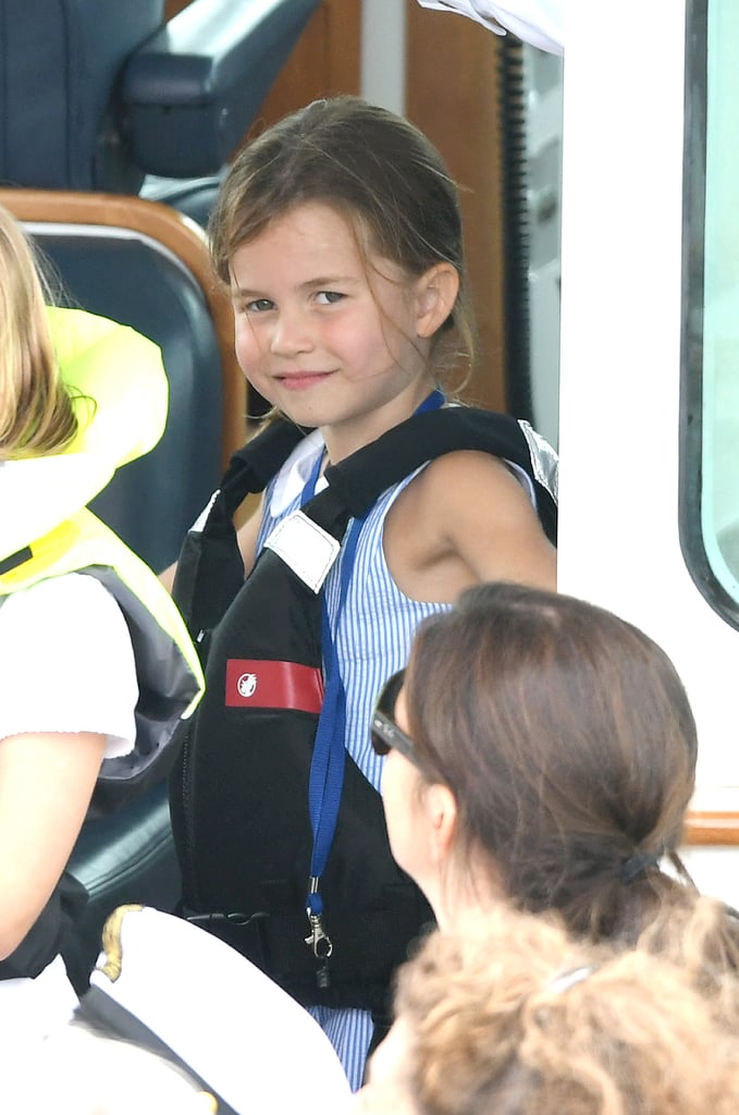 Prince George and Princess Charlotte at King's Cup Race 2019