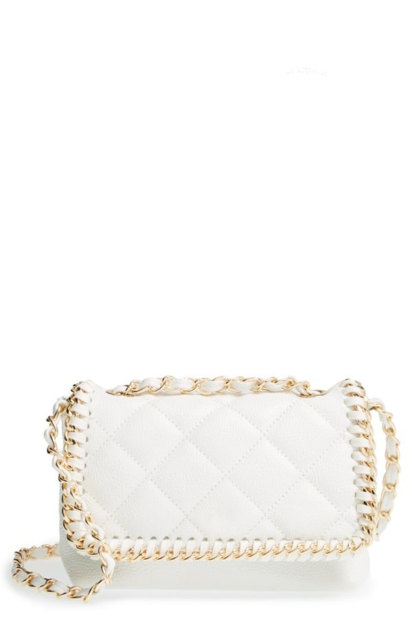 Steve Madden Quilted Flap Faux Leather Crossbody Bag ($38)