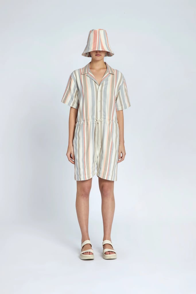 Our Pick: Marrakshi Tetouan Stripe Camp Jumpsuit + Hat