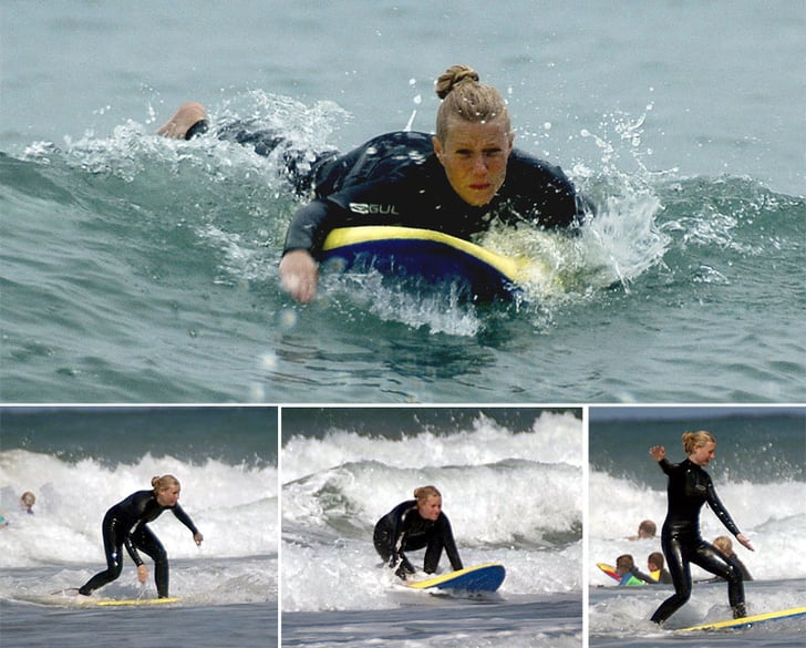 Gwyneth Goes Surfing Popsugar Celebrity