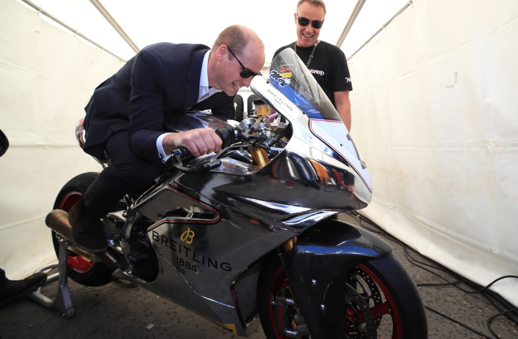 Prince William at the Isle of Man TT June 2018 Pictures