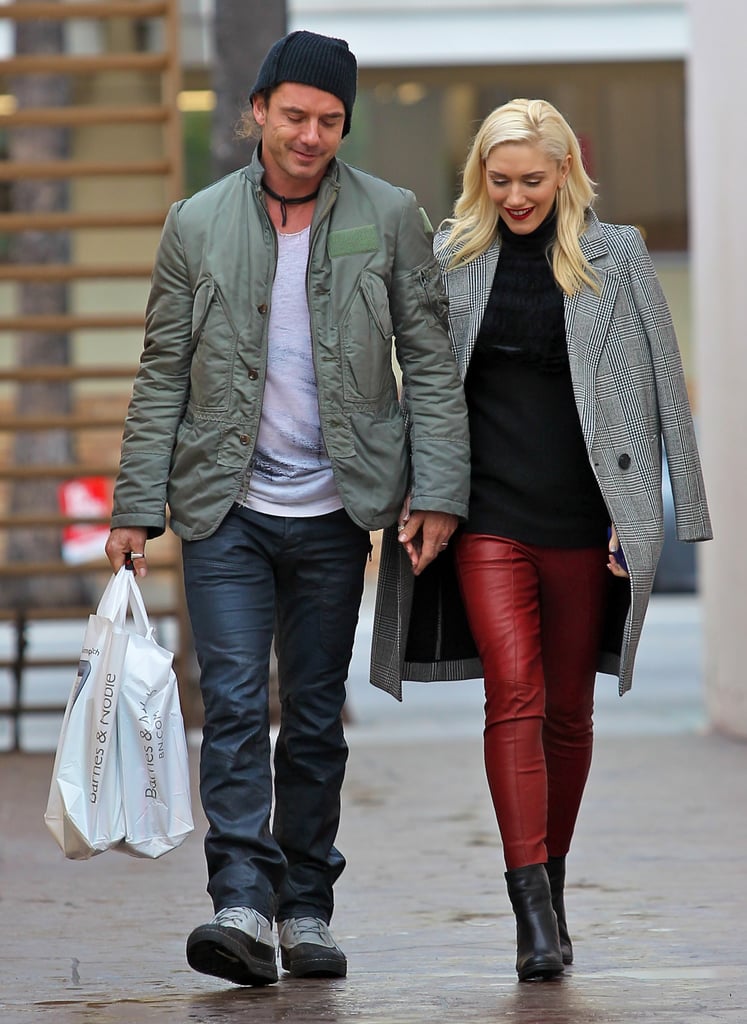 The two held hands as they did a bit of holiday shopping in LA in December 2012.