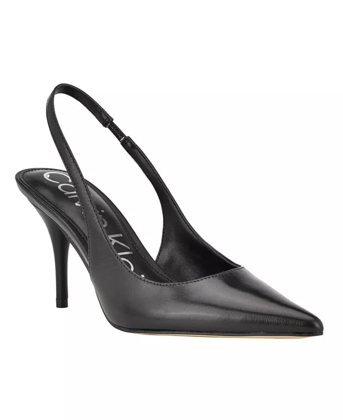 Calvin Klein Cinola Pointy Toe Slingback Pumps
