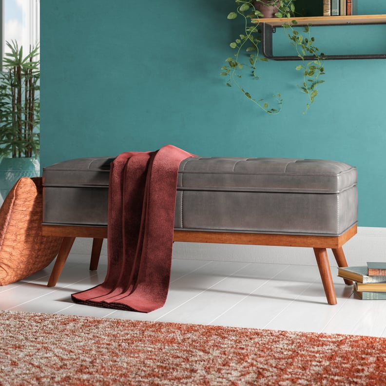 Ronquillo Faux Leather Storage Bench