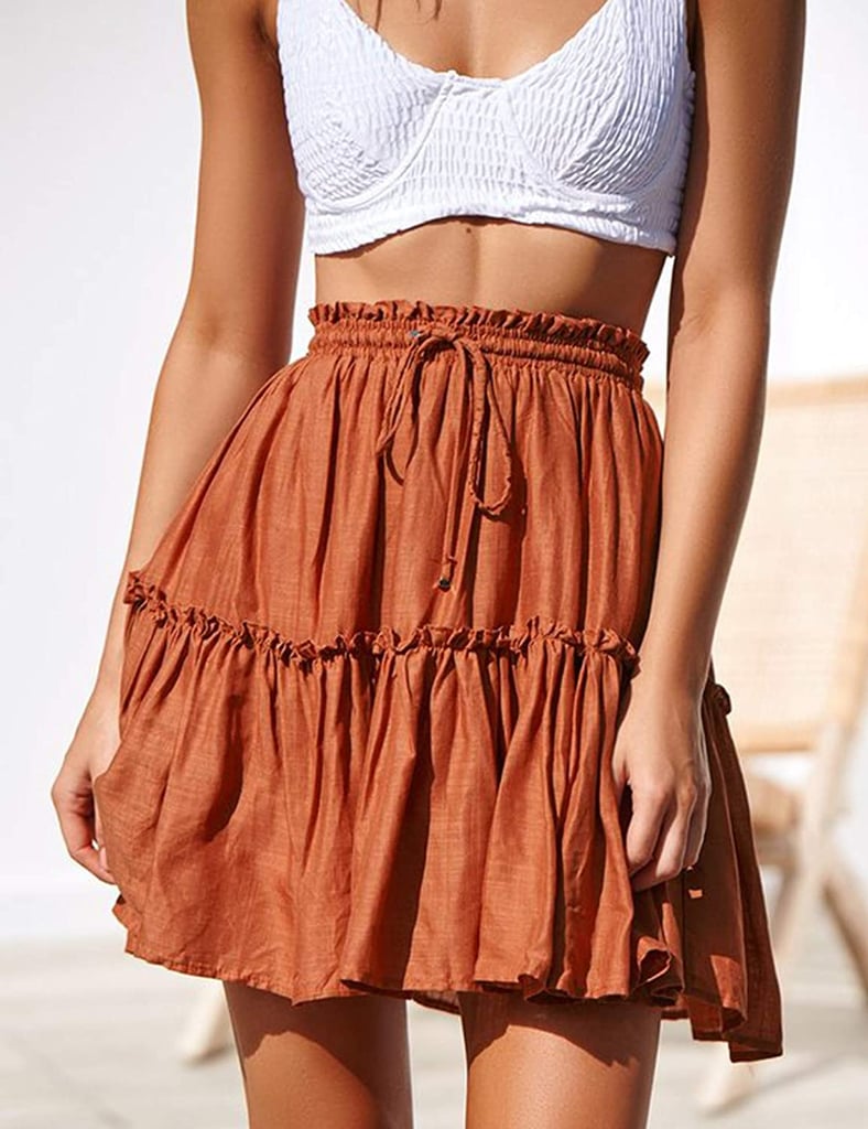 Relipop Flared Short Skirt