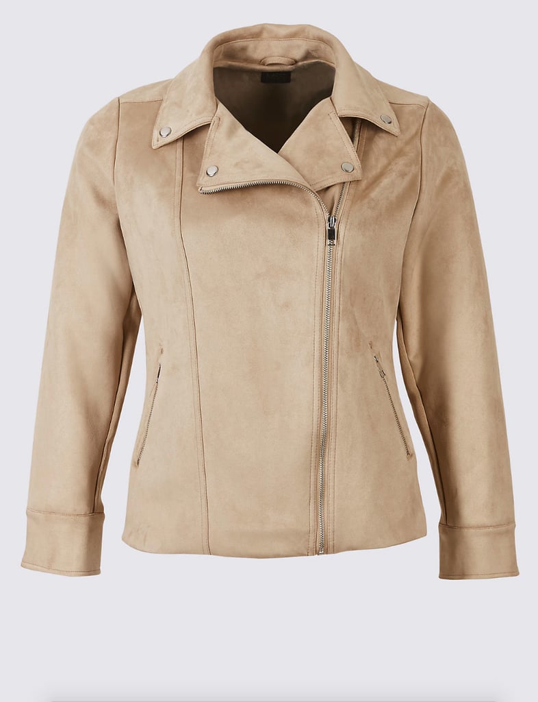 Marks and Spencer Suede Biker Jacket Amal Clooney Alexander Wang