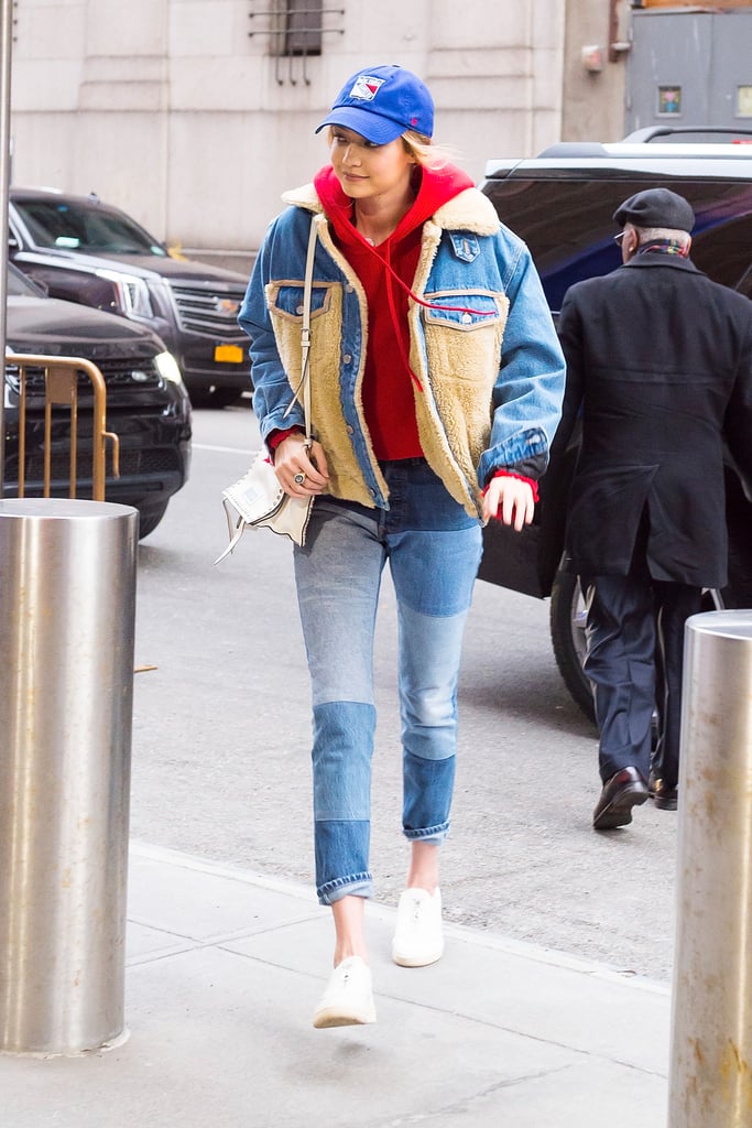 Gigi Hadid's Patchwork Jeans