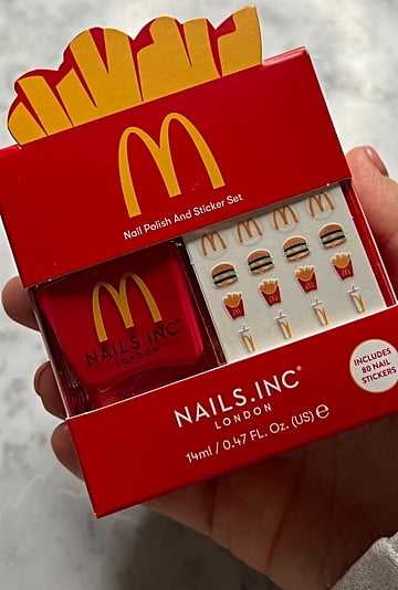 Nails Inc X McDonald's Collaboration Review With Photos