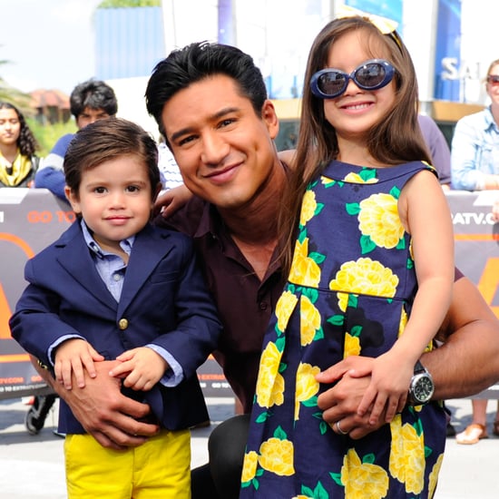 Gia and Mario Lopez on the Set of Elena of Avalor