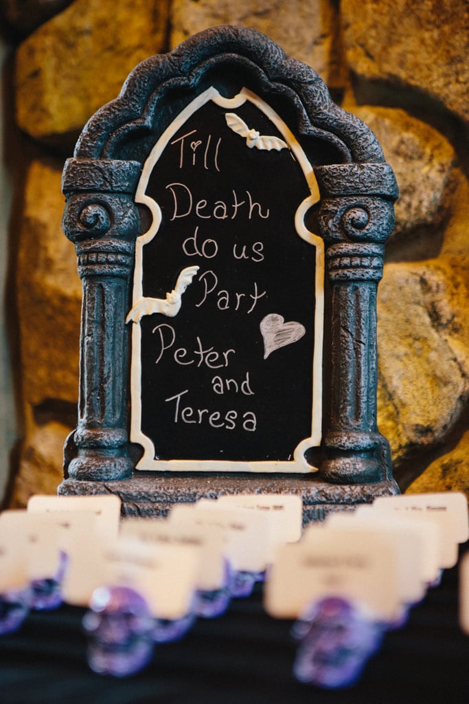 Teresa and Peter's Haunted Mansion-Themed Wedding