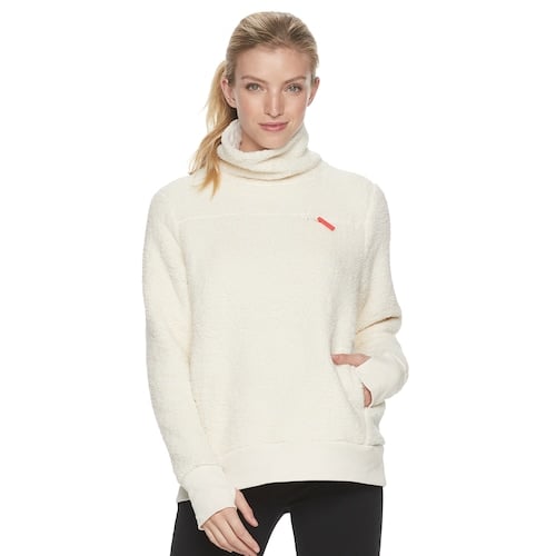 FILA SPORT Plush Popover Cowl Top