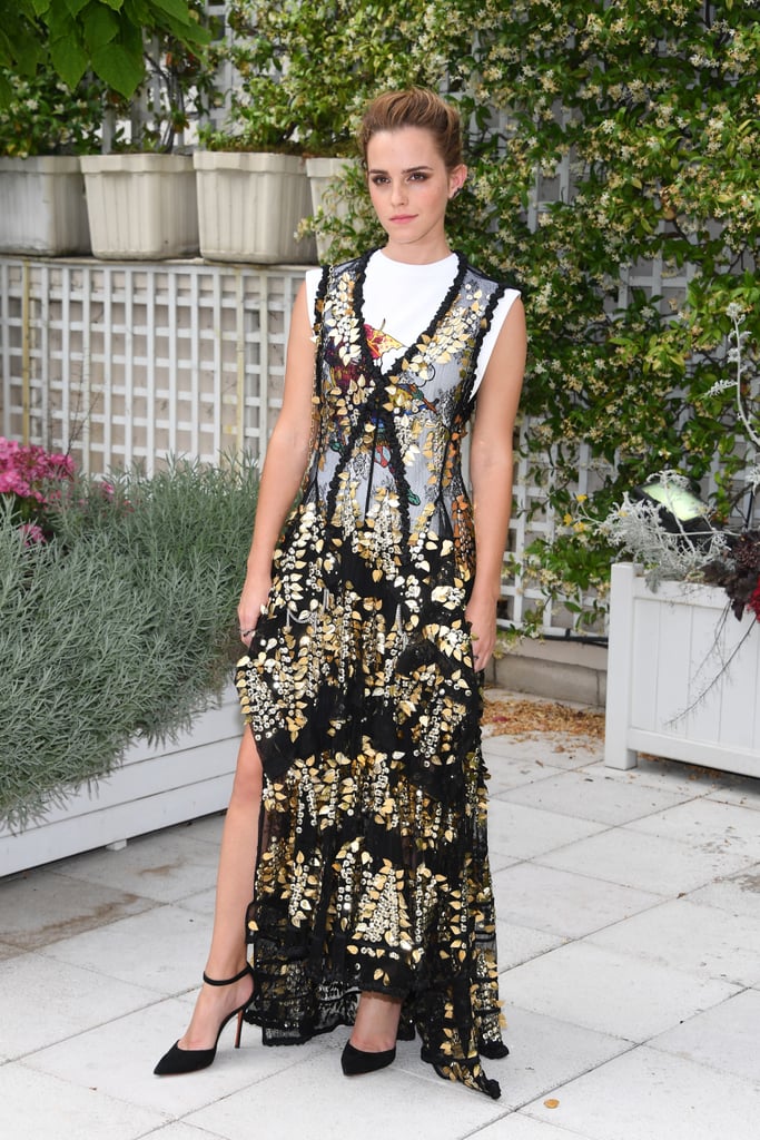 Emma Watson Sheer Louis Vuitton Dress