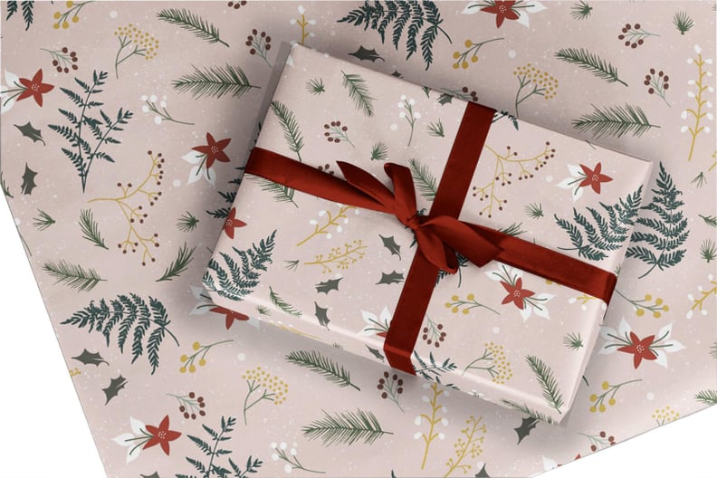 Blush Fauna Christmas Wrapping Paper