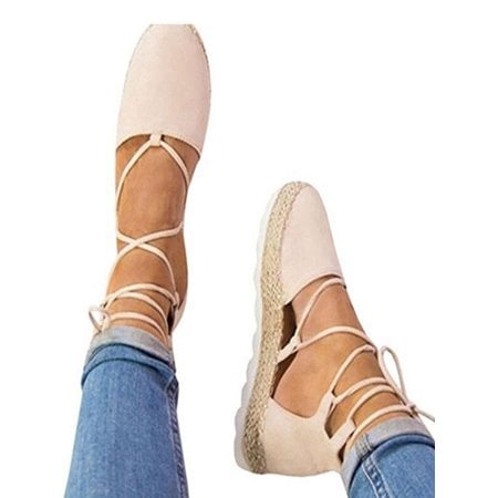 Flat Wedge Espadrilles