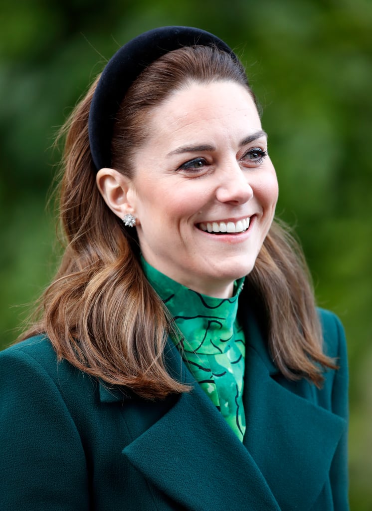 The Duchess of Cambridge in a Velvet Jane Taylor Headband