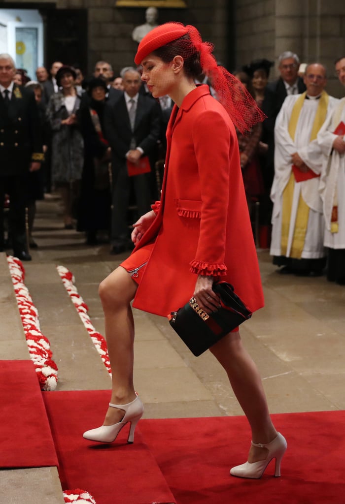 Charlotte Casiraghi Gucci Bag at Monaco National Day 2016