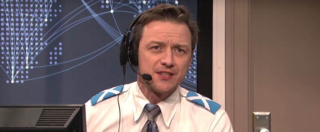 James McAvoy Air Traffic Control SNL Skit Video January 2019