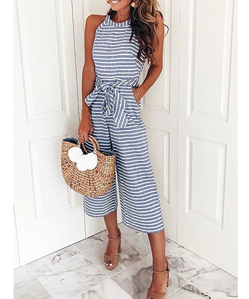 Ru Sweet Striped Jumpsuit