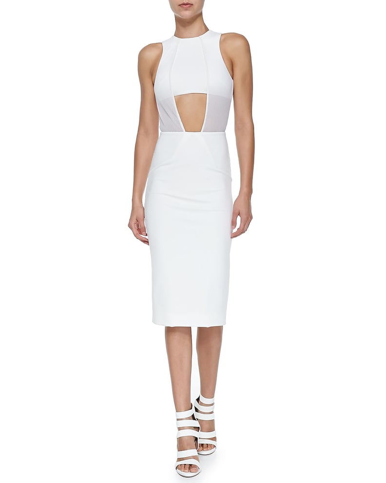 Cushnie et Ochs Illusion Crop Top Dress