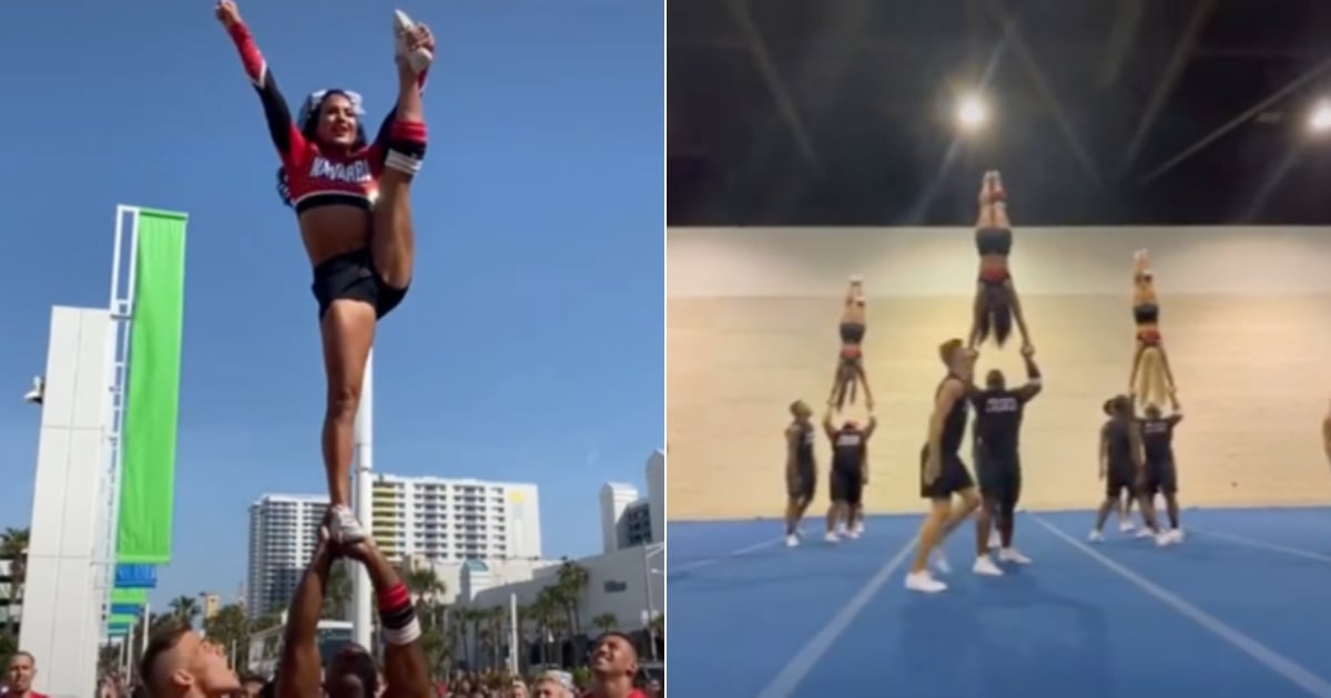 Watch Navarro Cheer's Behind-the-Scenes Stunts at Daytona | PS Fitness