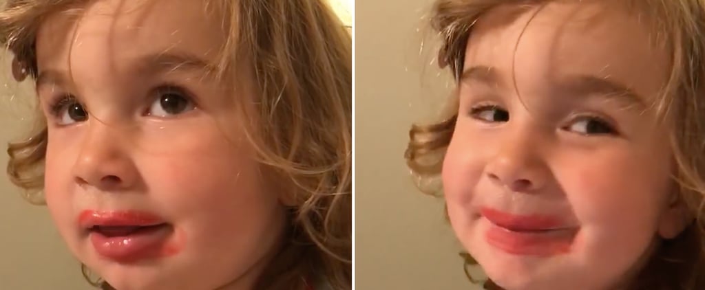 Video of Little Girl Talking About Home Depot Lipstick