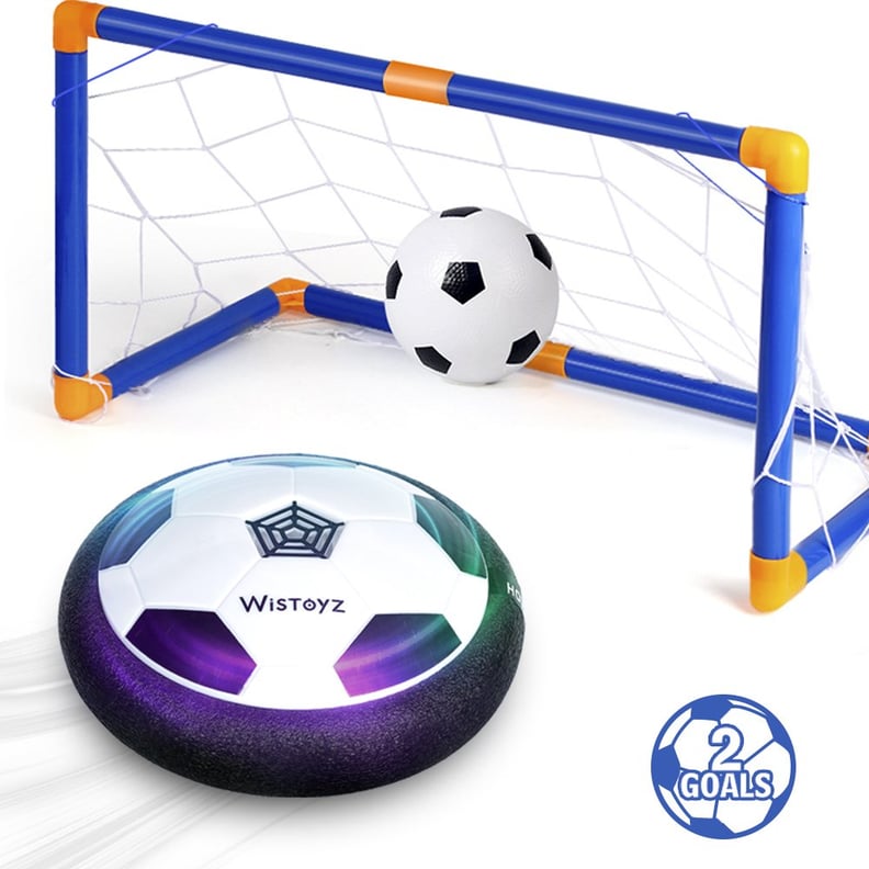 For the Soccer Star: Hover Soccer Ball Set with 2 Goals