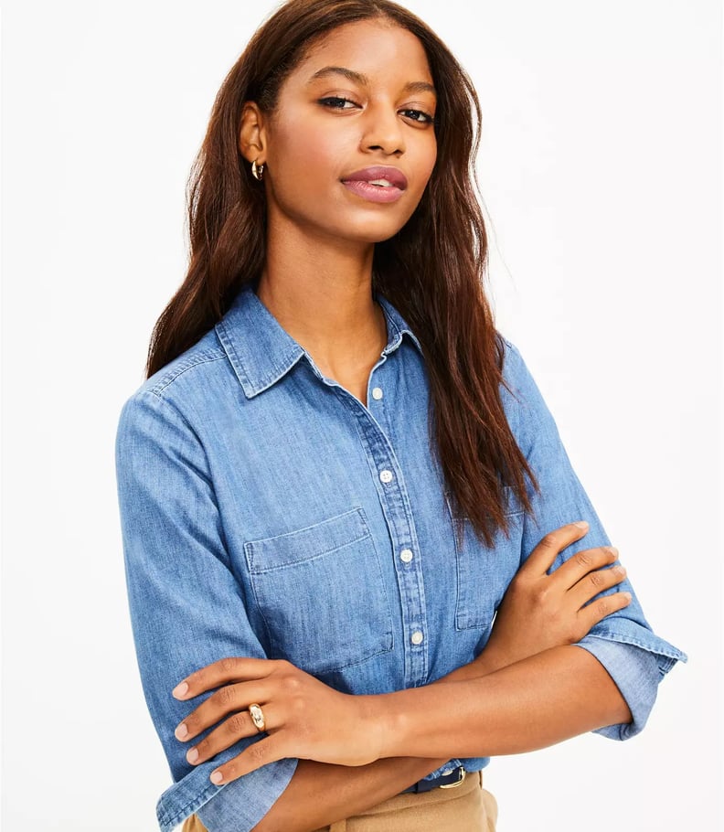 Loft Chambray Everyday Shirt