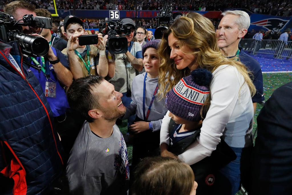 Tom Brady and Gisele Bündchen at 2019 Super Bowl Pictures