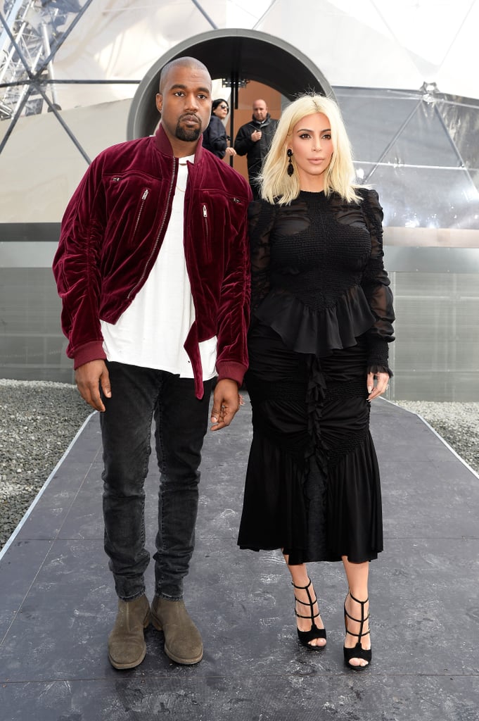 Kim Opted For a More Covered Look at Louis Vuitton