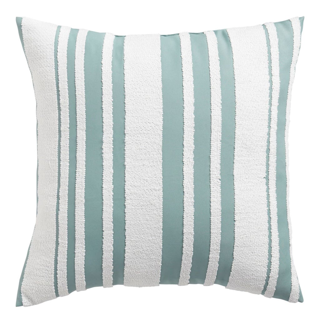 Farmhouse Basic Striped Black Pillow