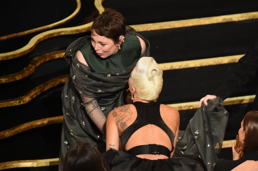 Pictured: Olivia Colman and Lady Gaga