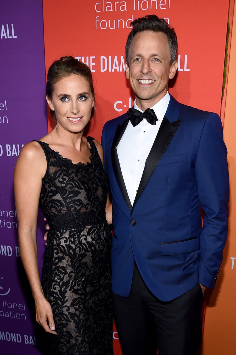 Alexi Ashe and Seth Meyers at the 2019 Diamond Ball