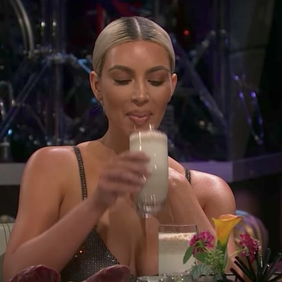 Kim Kardashian Playing Fill Your Guts or Spill Your Guts