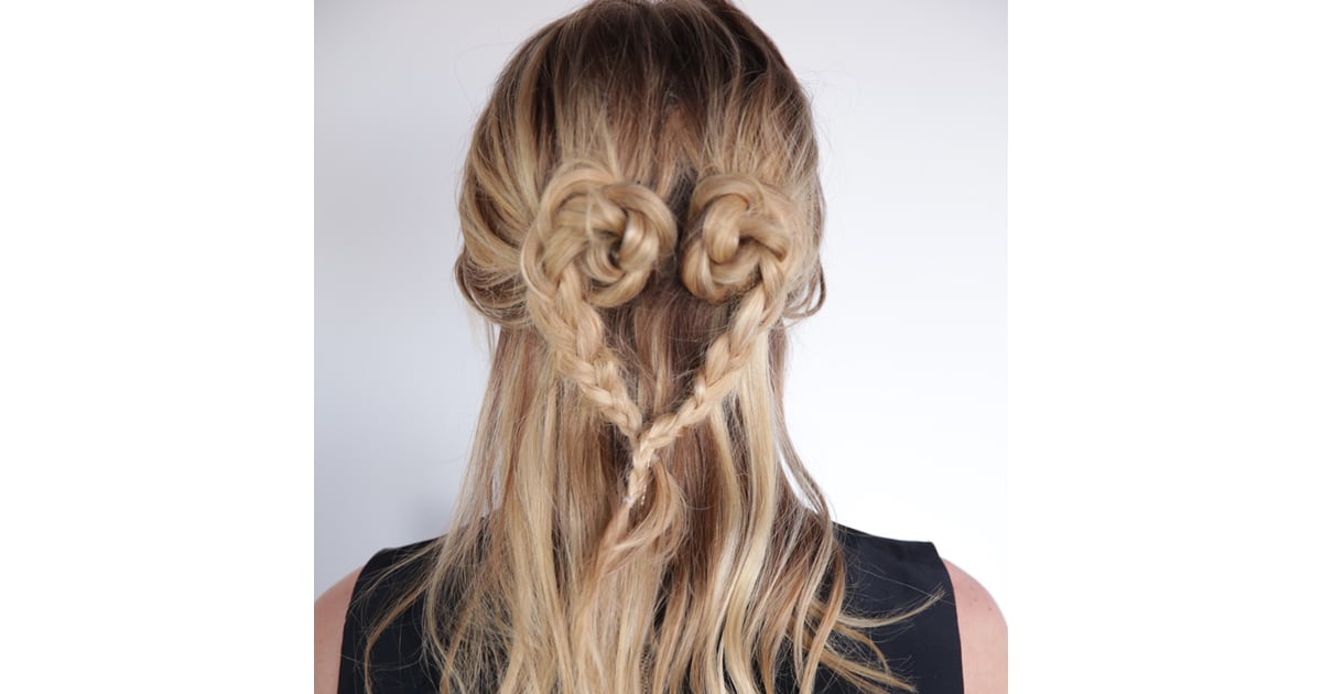 Heart Braids  Valentines Day Hairstyle  Babes In Hairland